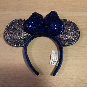 Disney 2020 Blue Sparkly Minnie Ears